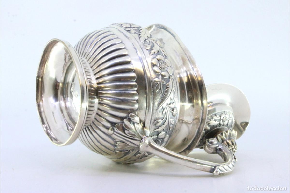 Antig&uuml;edades: jarra de leche de plata - Foto 7