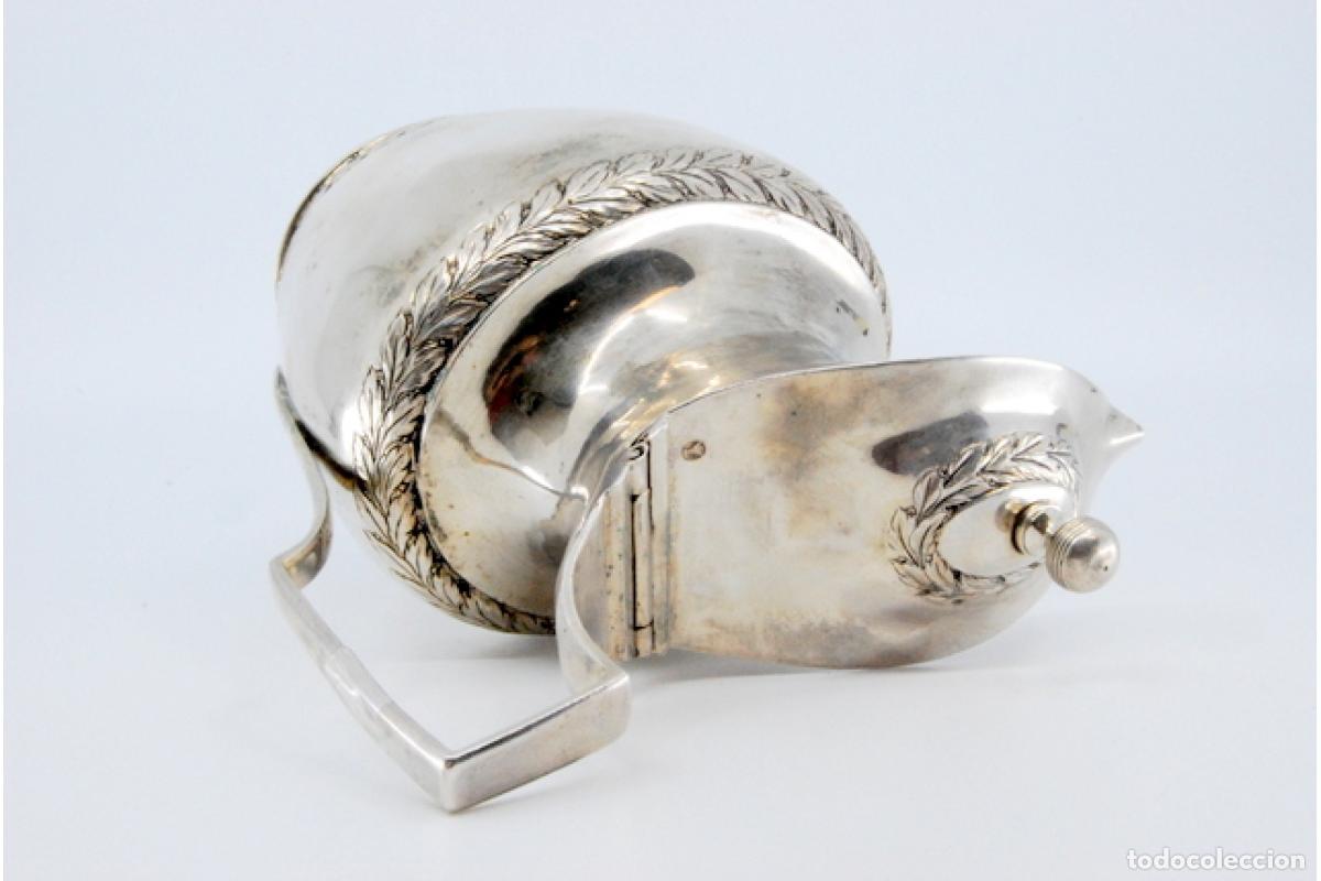 Antig&uuml;edades: jarra de leche de plata - Foto 2