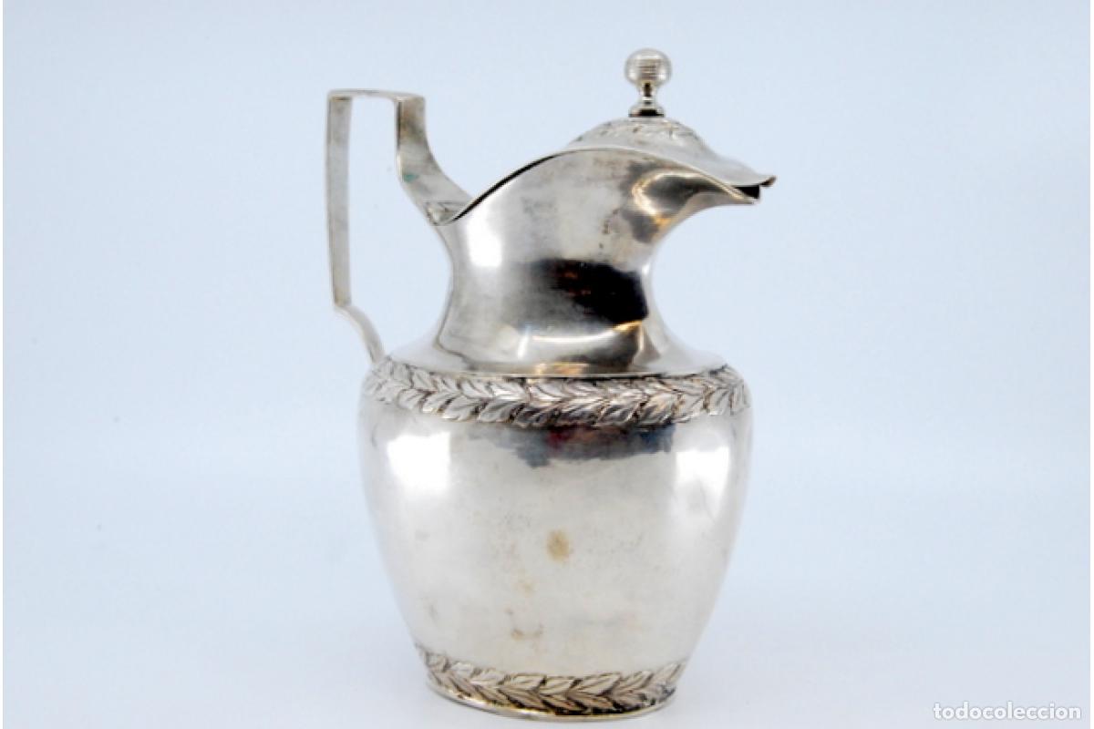 Antig&uuml;edades: jarra de leche de plata - Foto 10