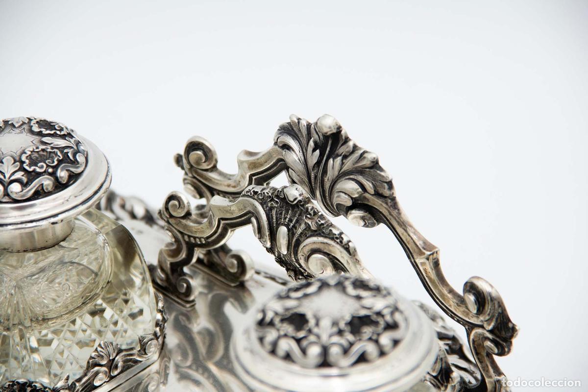 Antig&uuml;edades: tintero de plata - Foto 4
