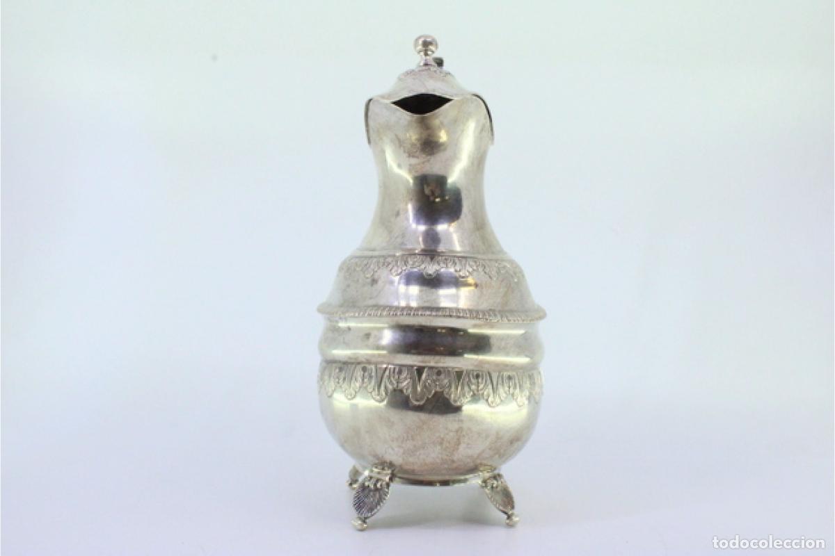 Antig&uuml;edades: jarra de leche de plata - Foto 2