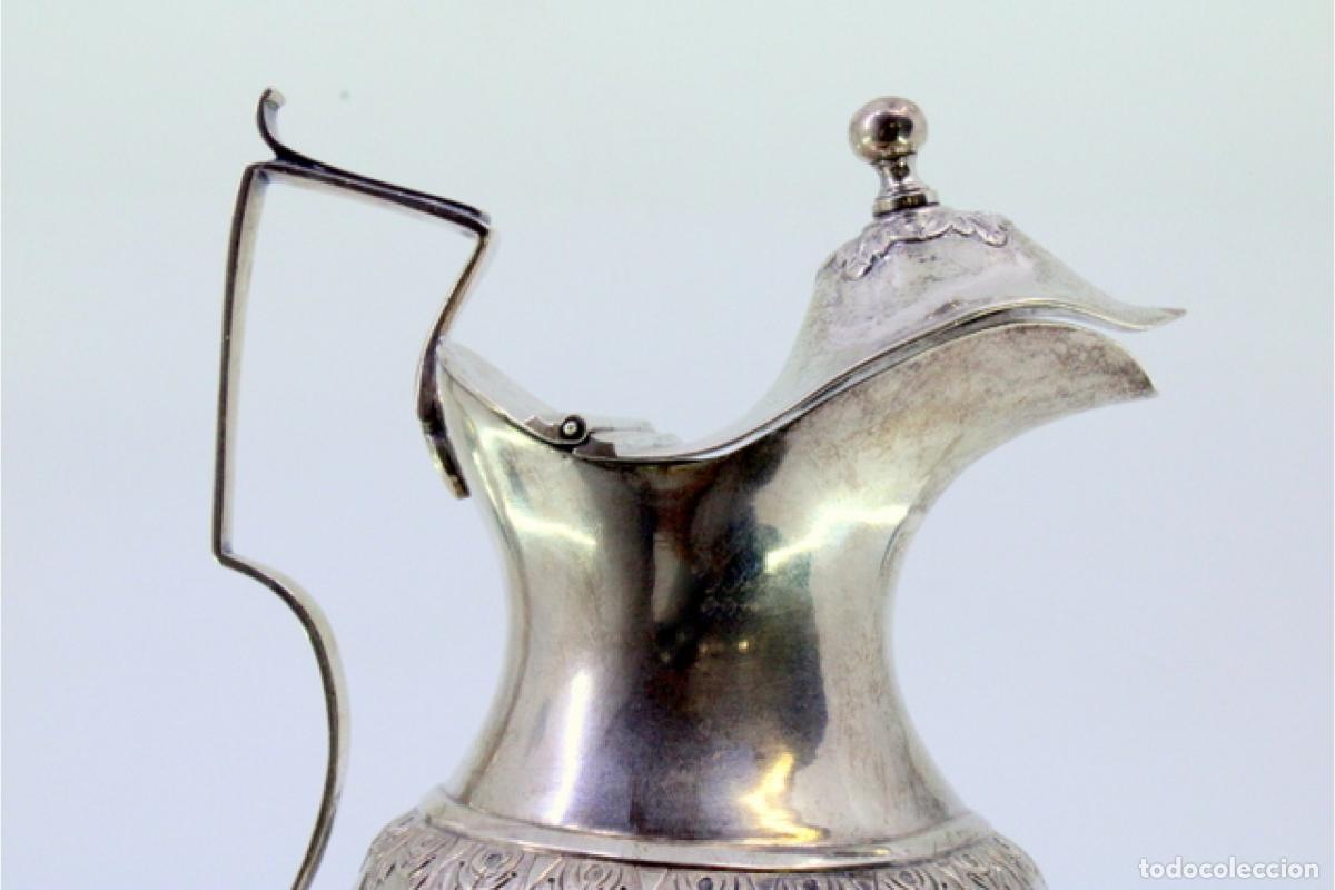 Antig&uuml;edades: jarra de leche de plata - Foto 10