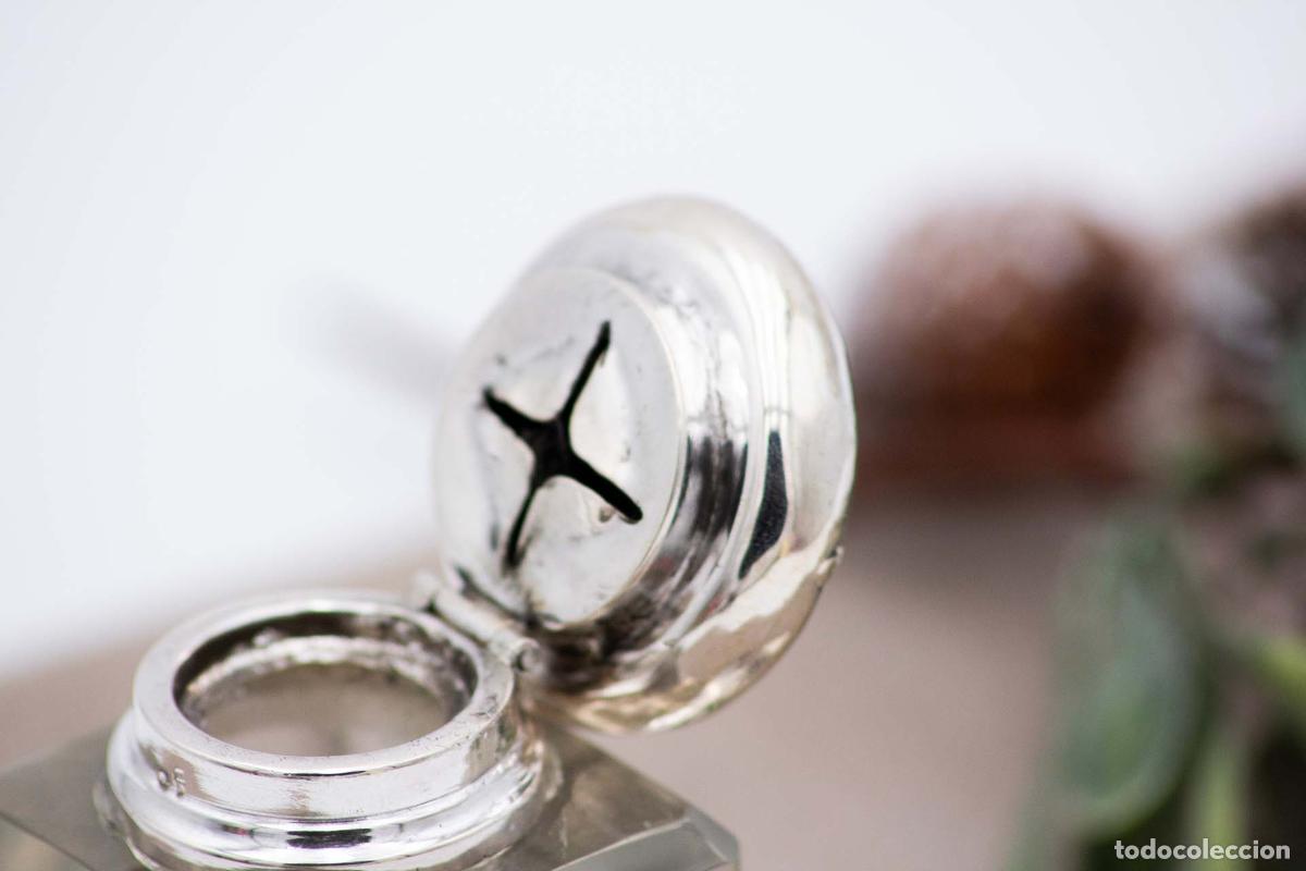 Antig&uuml;edades: tintero de plata - Foto 5