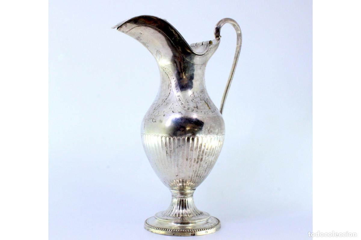 Antig&uuml;edades: jarra de leche de plata - Foto 2