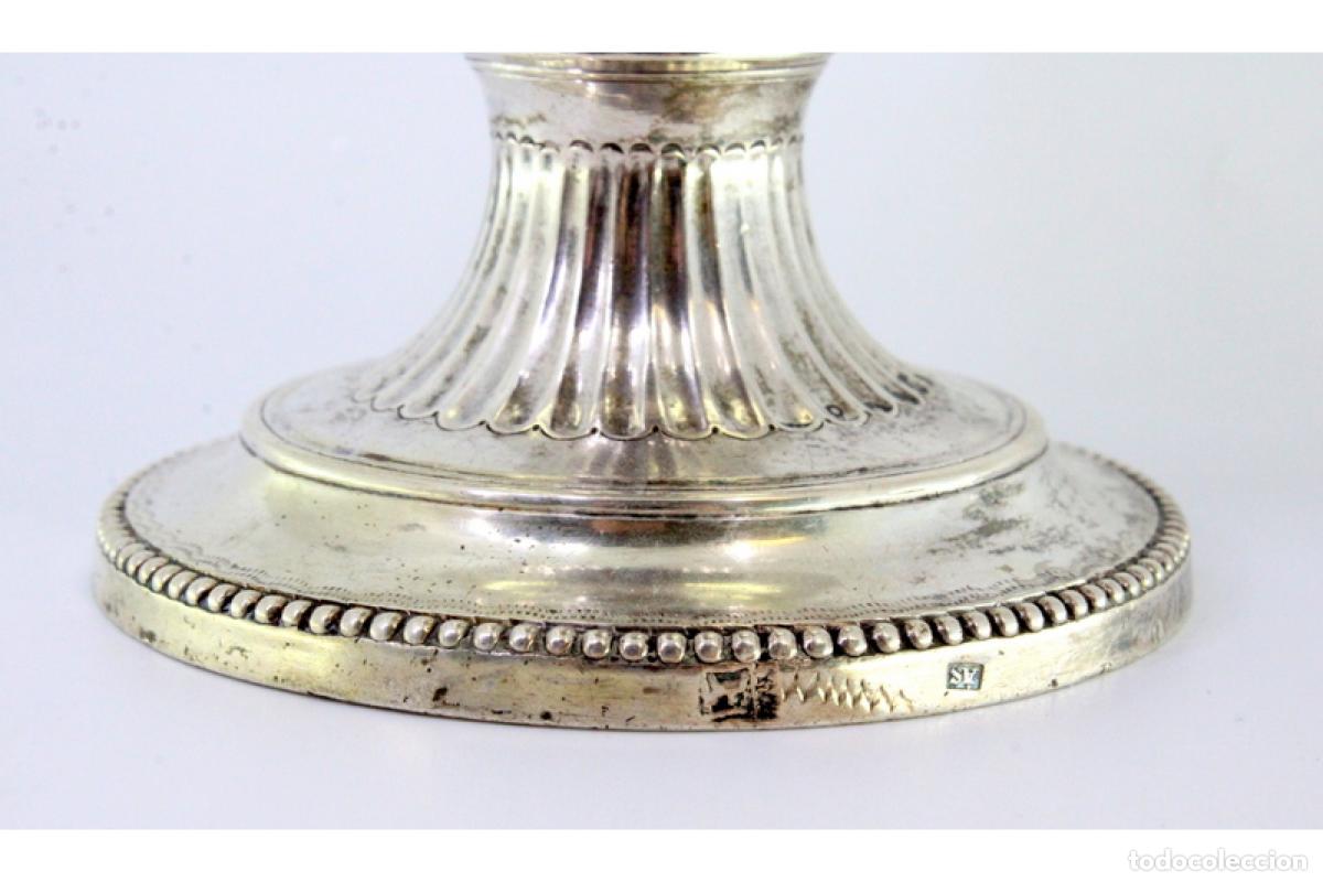Antig&uuml;edades: jarra de leche de plata - Foto 5