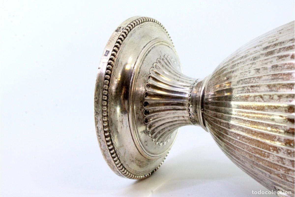 Antig&uuml;edades: jarra de leche de plata - Foto 7