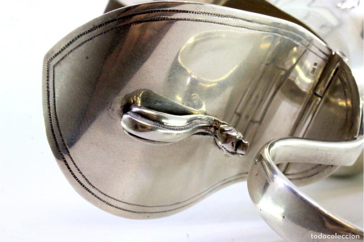 Antig&uuml;edades: jarra de leche de plata - Foto 3
