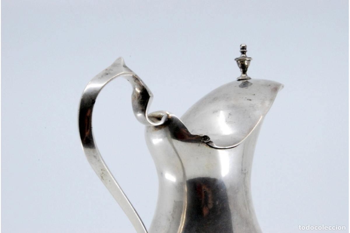 Antig&uuml;edades: jarra de leche de plata - Foto 5