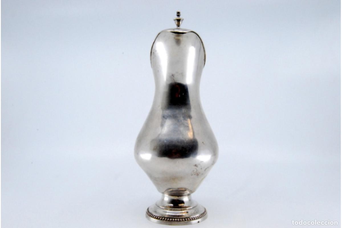 Antig&uuml;edades: jarra de leche de plata - Foto 6