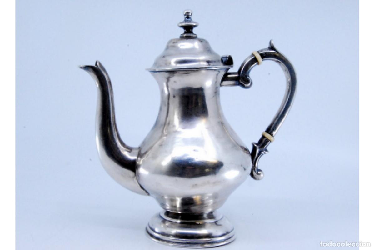 Antig&uuml;edades: Cafetera de plata - Foto 8