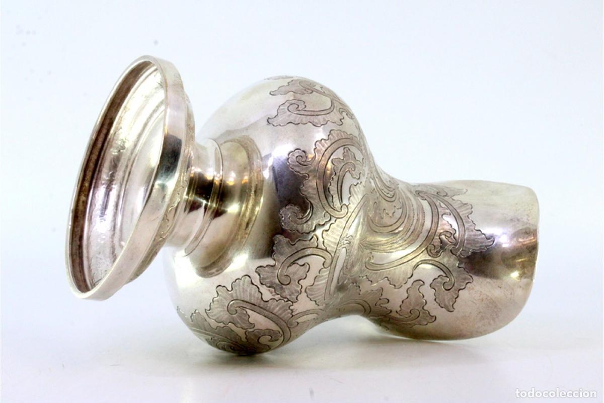 Antig&uuml;edades: jarra de leche de plata - Foto 7