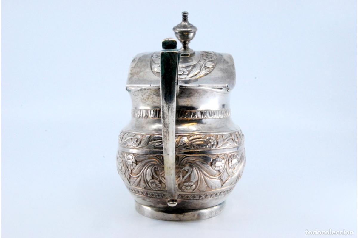 Antig&uuml;edades: jarra de leche de plata - Foto 2