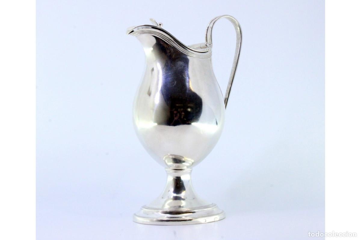Antig&uuml;edades: jarra de leche de plata - Foto 2