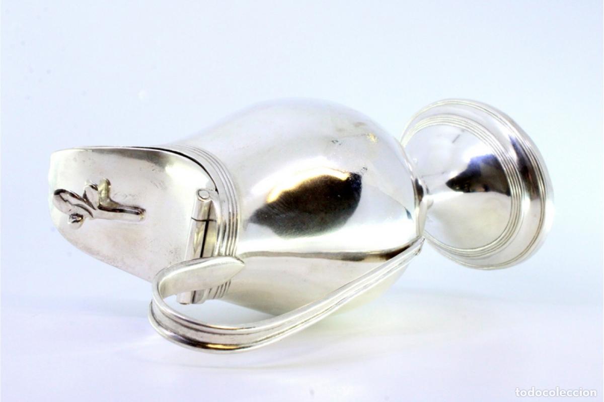 Antig&uuml;edades: jarra de leche de plata - Foto 4