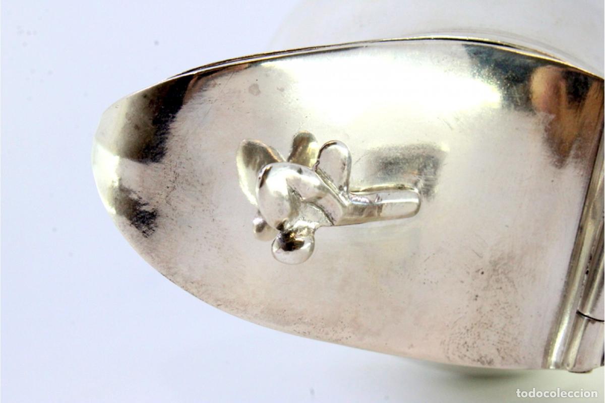 Antig&uuml;edades: jarra de leche de plata - Foto 6