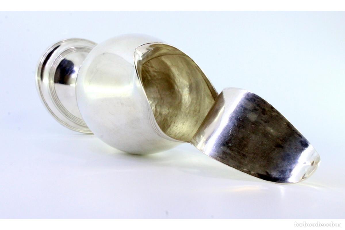 Antig&uuml;edades: jarra de leche de plata - Foto 7