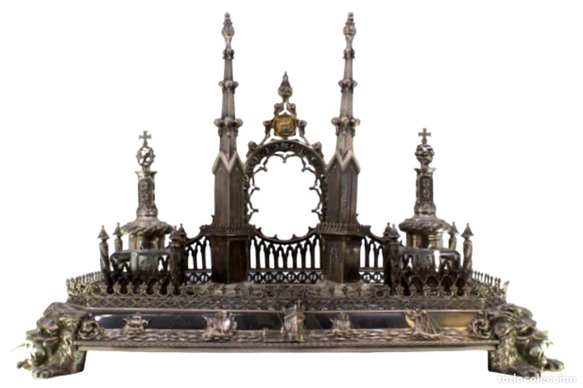 Antig&uuml;edades: tintero de plata