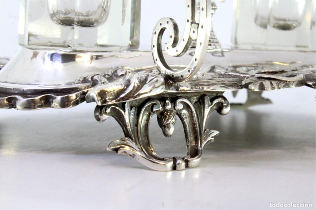 Antig&uuml;edades: tintero de plata - Foto 5