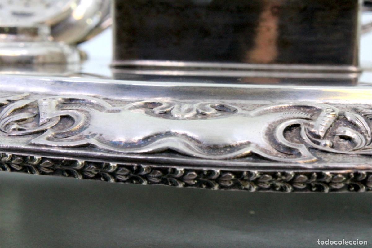 Antig&uuml;edades: tintero de plata - Foto 5