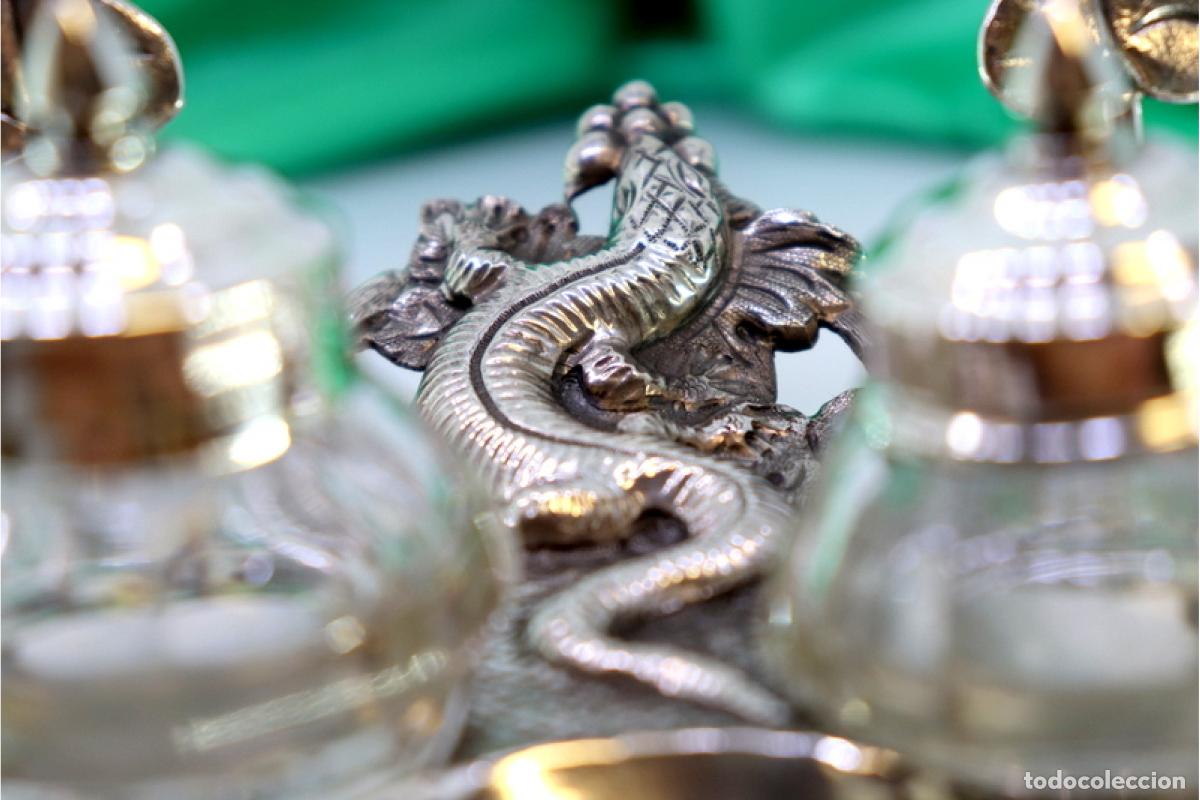 Antig&uuml;edades: tintero de plata - Foto 4