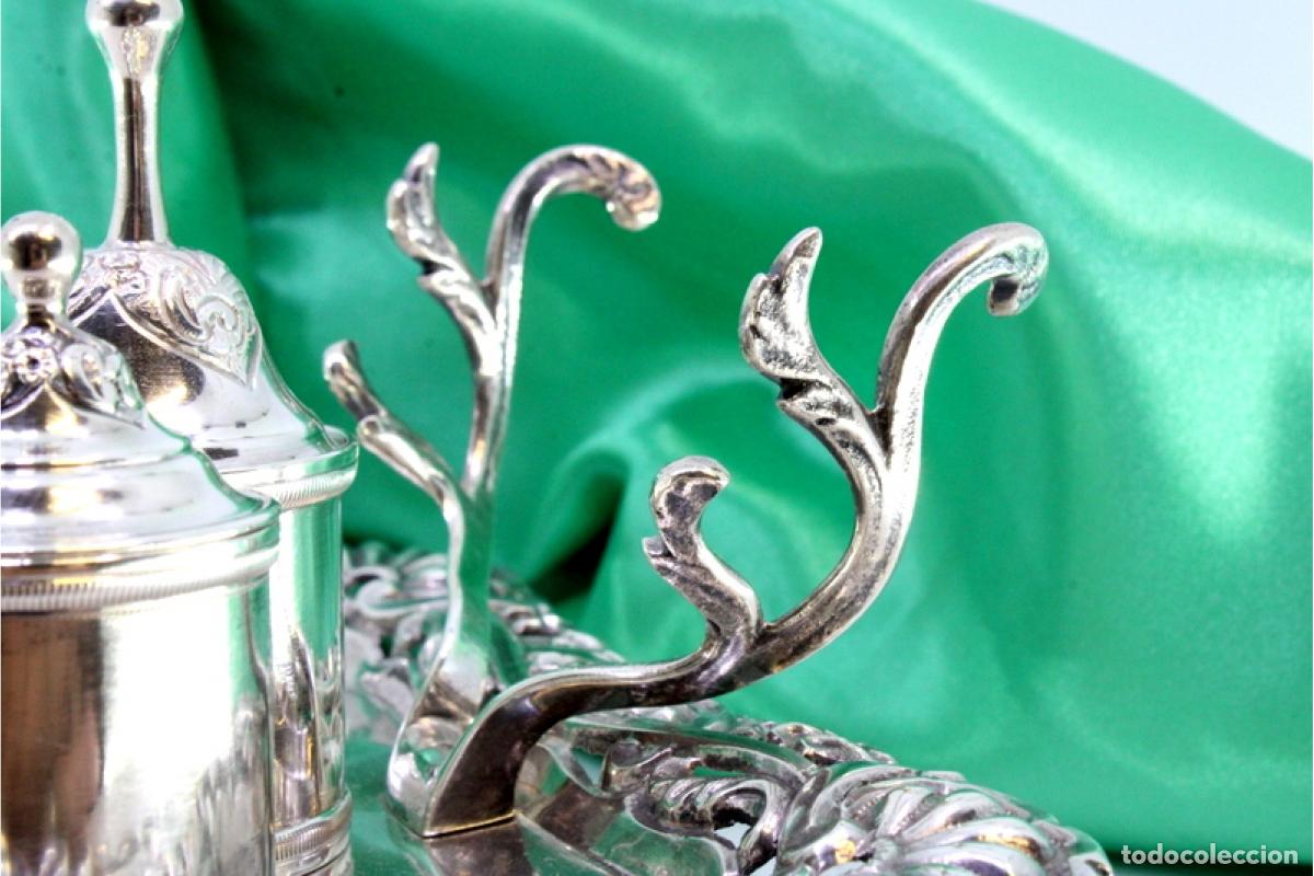 Antig&uuml;edades: tintero de plata - Foto 5