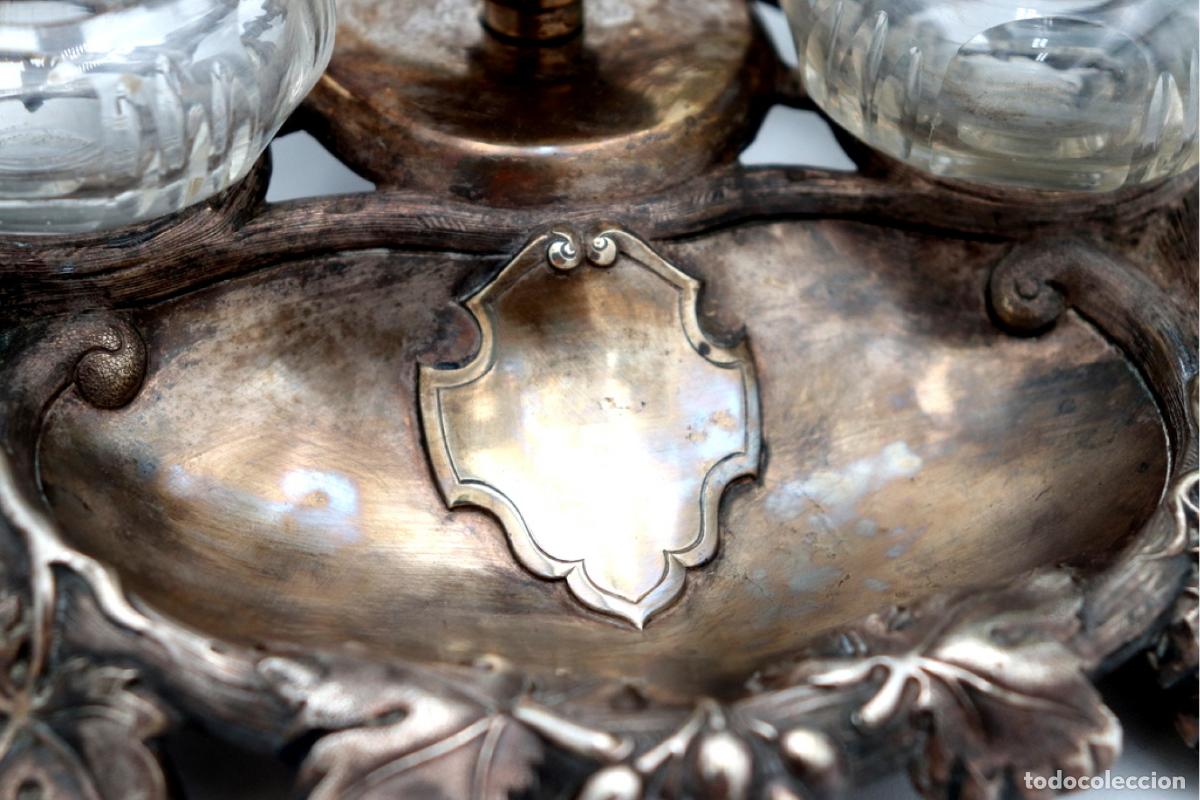 Antig&uuml;edades: tintero de plata - Foto 4