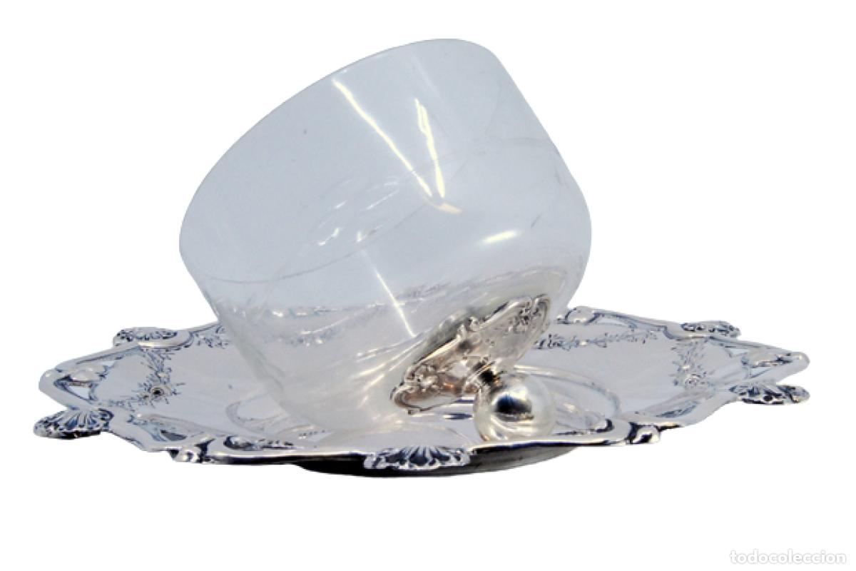 Antiques: Mantequera/Quesera, de plata