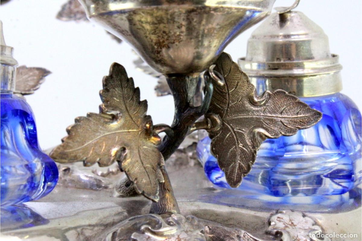 Antig&uuml;edades: tintero de plata - Foto 6