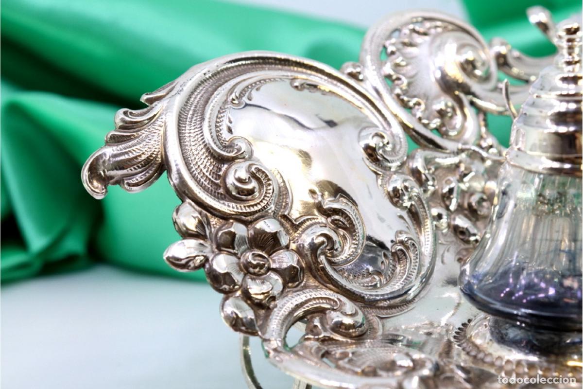 Antig&uuml;edades: tintero de plata - Foto 4