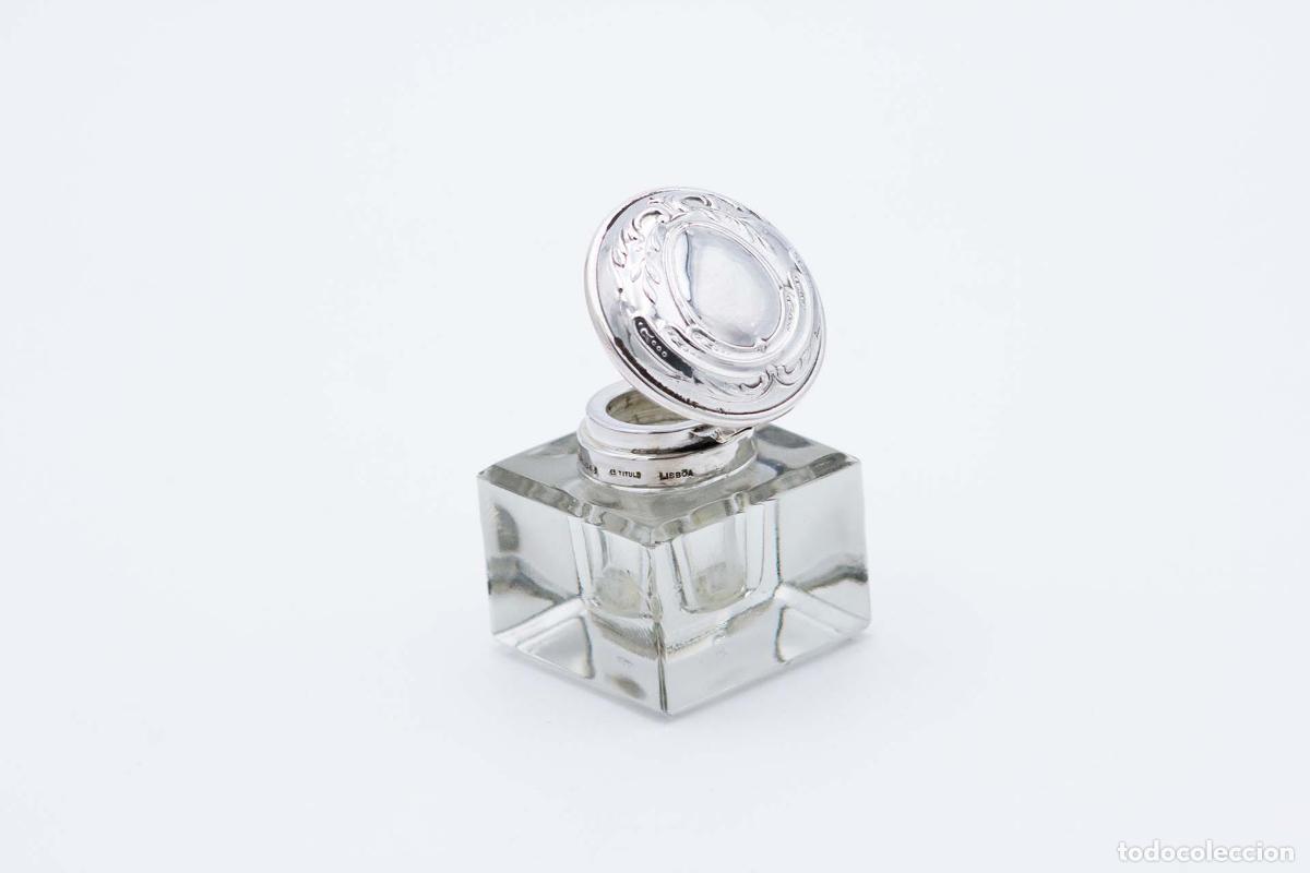 Antig&uuml;edades: tintero de plata - Foto 3