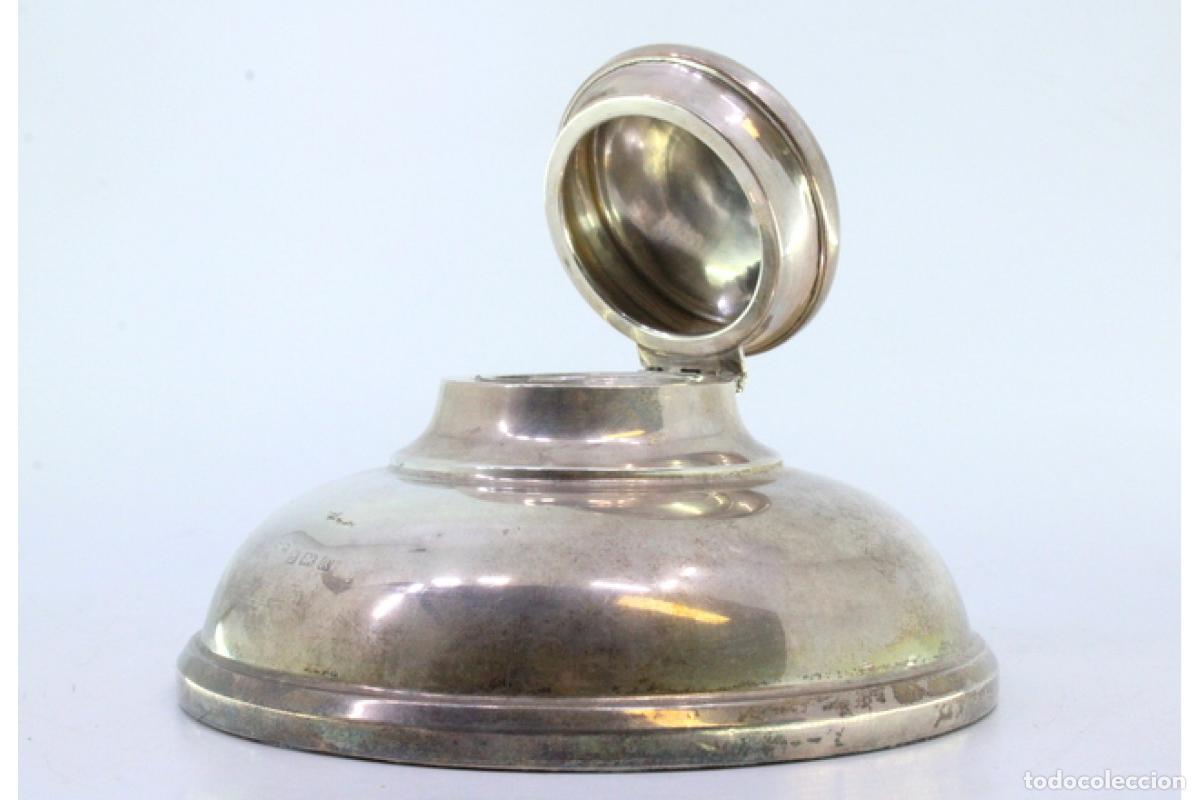 Antig&uuml;edades: tintero de plata - Foto 2