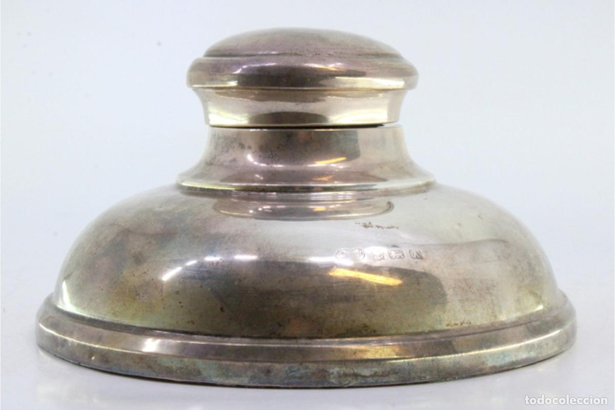 Antig&uuml;edades: tintero de plata - Foto 3
