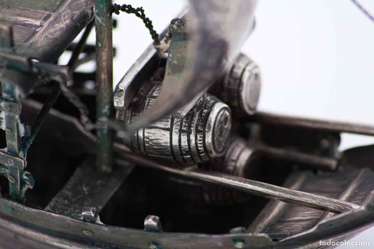 Antig&uuml;edades: Barco Rabelo, en plata - Foto 3
