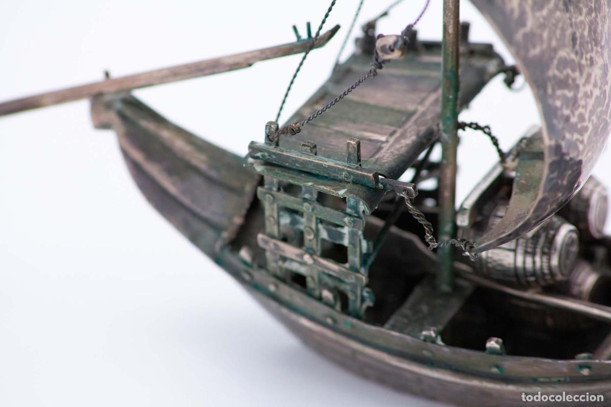 Antig&uuml;edades: Barco Rabelo, en plata - Foto 4