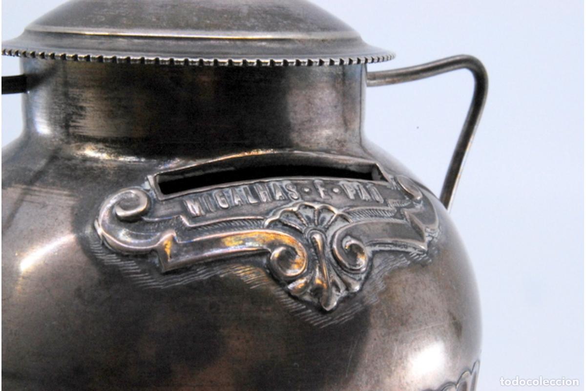 Antig&uuml;edades: hucha de plata - Foto 9