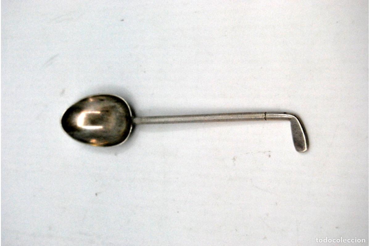 Antig&uuml;edades: Cuchara de plata - Palo de golf - Foto 3