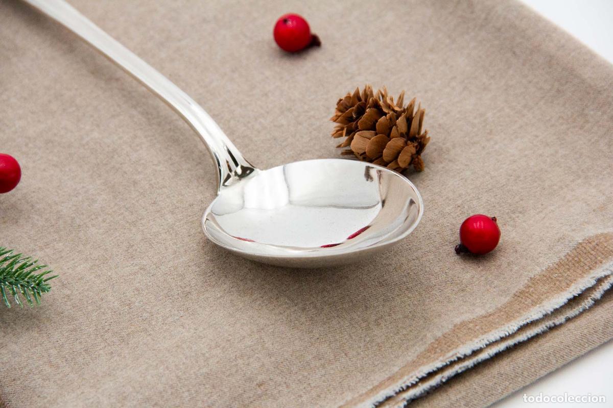 Antig&uuml;edades: Cuchara de plata para servir arroz - Foto 2