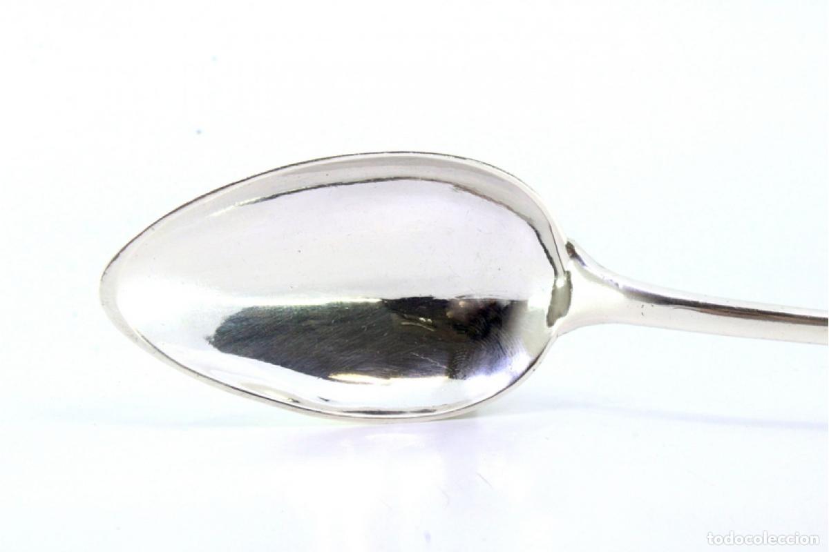 Antig&uuml;edades: Cuchara de plata para servir arroz - Foto 2