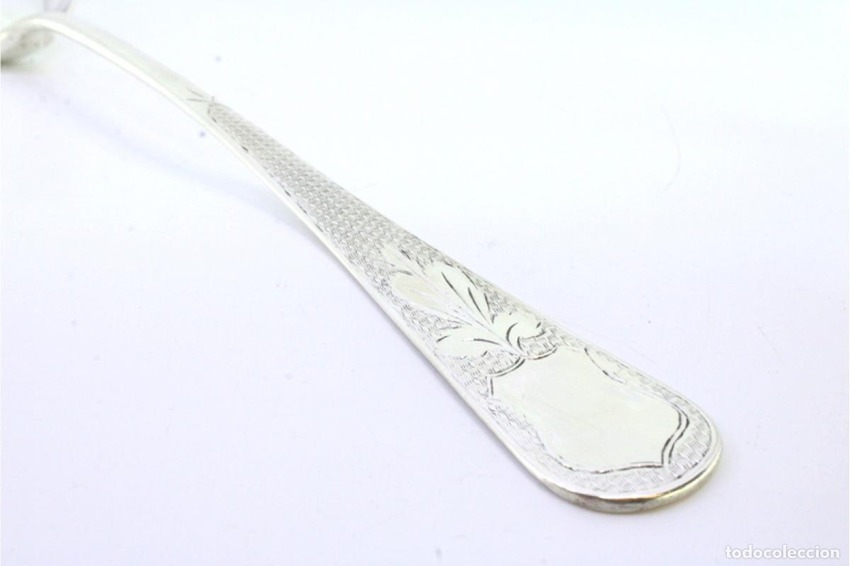 Antig&uuml;edades: Cuchara de plata para servir arroz - Foto 4