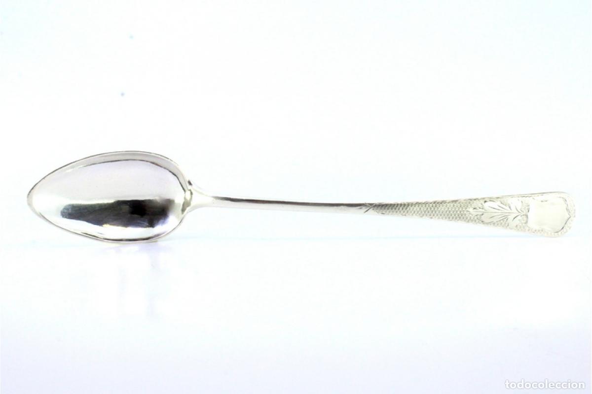 Antig&uuml;edades: Cuchara de plata para servir arroz - Foto 6