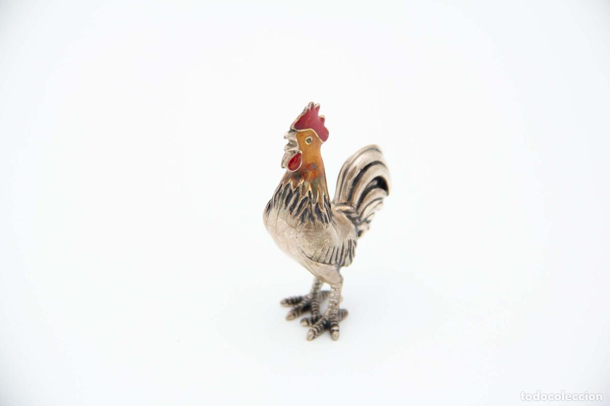 Antig&uuml;edades: gallo de plata - Foto 2