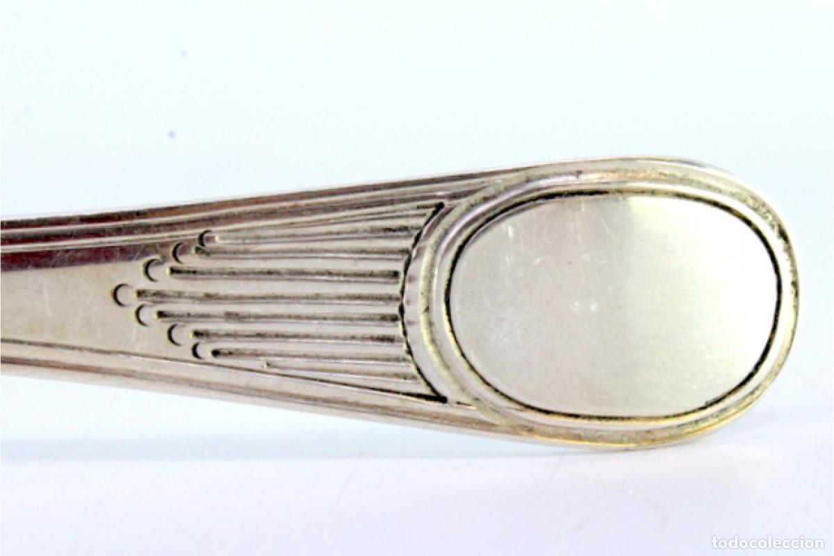 Antig&uuml;edades: Cuchara de plata para servir arroz - Foto 3