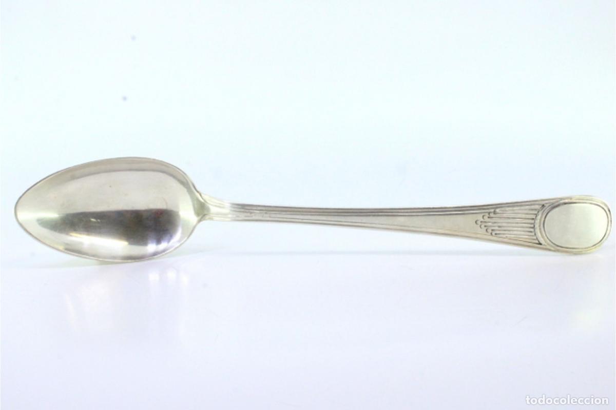 Antig&uuml;edades: Cuchara de plata para servir arroz - Foto 5
