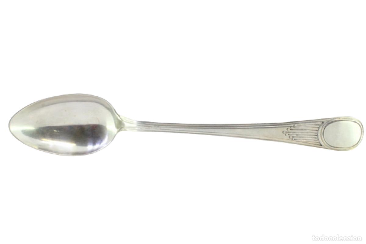 Antiquit&auml;ten: Cuchara de plata para servir arroz