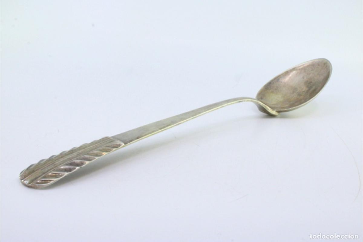 Antig&uuml;edades: Cuchara de plata para servir arroz - Foto 4