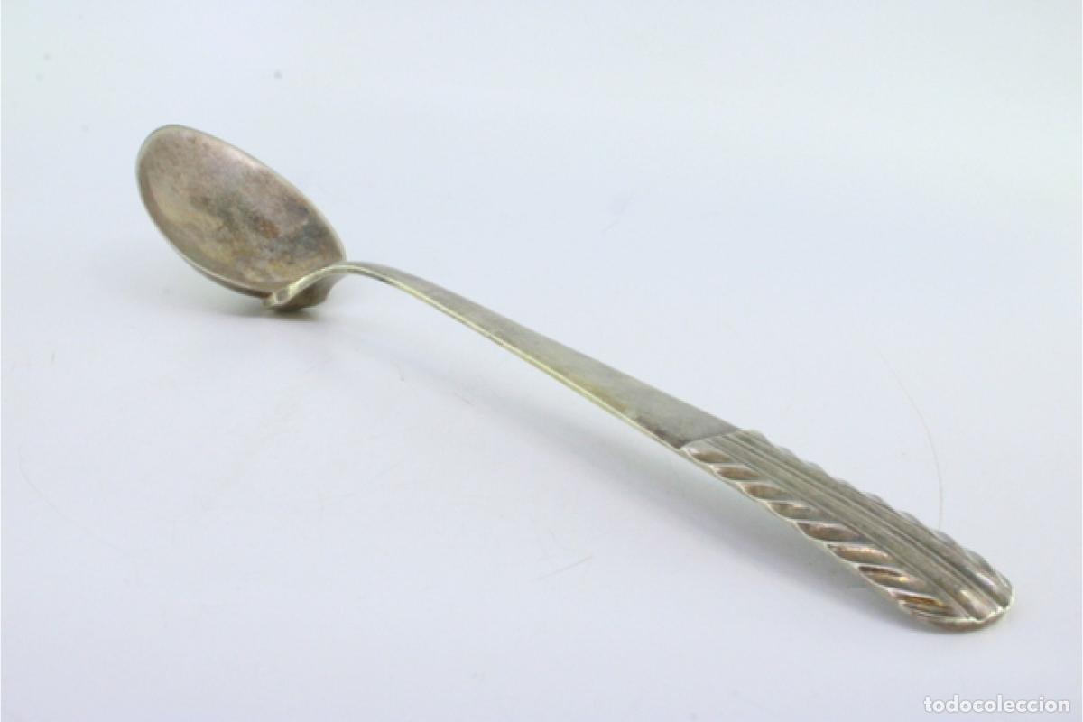 Antig&uuml;edades: Cuchara de plata para servir arroz - Foto 5