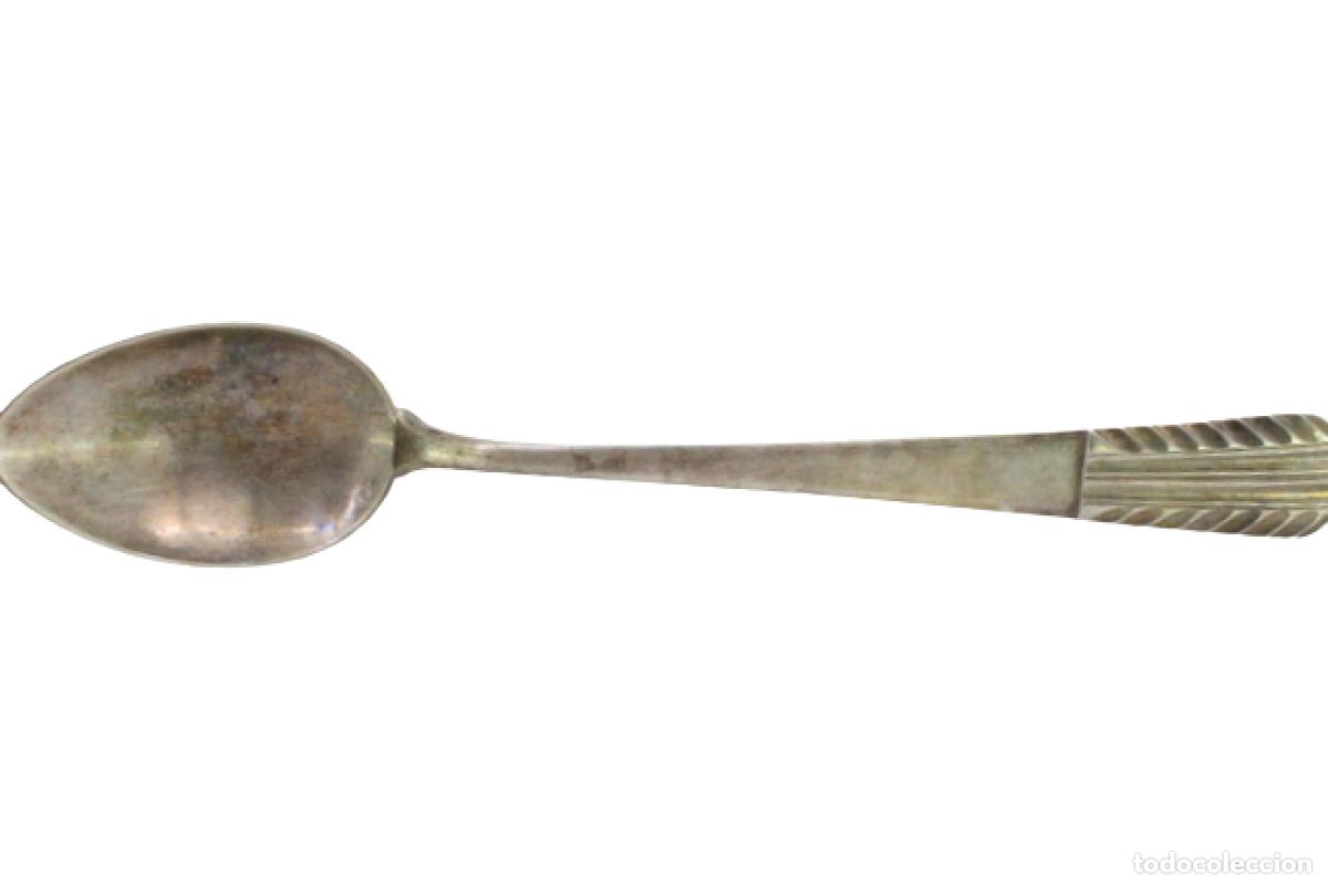 Antig&uuml;edades: Cuchara de plata para servir arroz - Foto 1