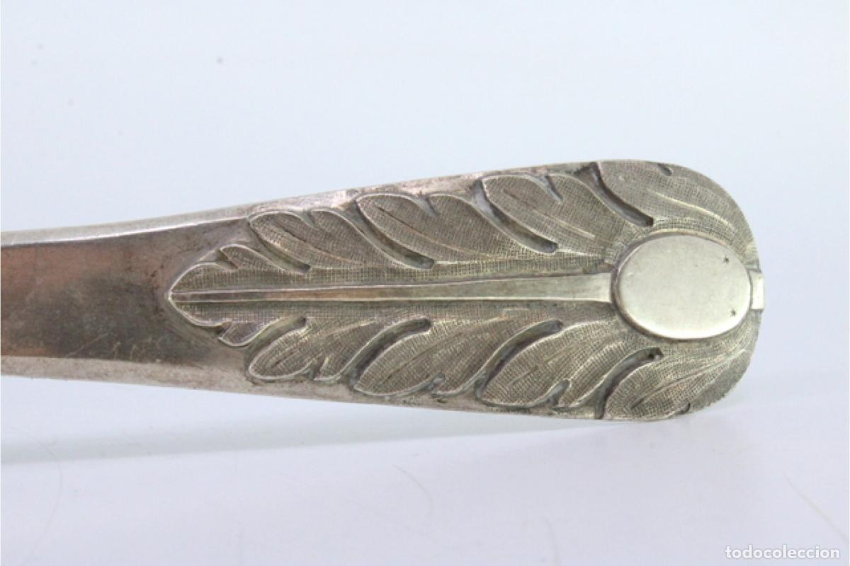Antig&uuml;edades: Cuchara de plata para servir arroz - Foto 2