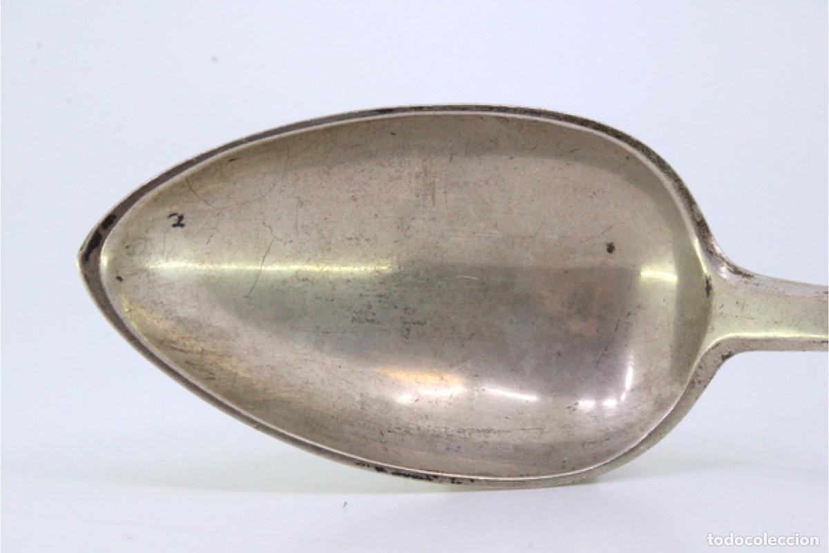 Antig&uuml;edades: Cuchara de plata para servir arroz - Foto 3