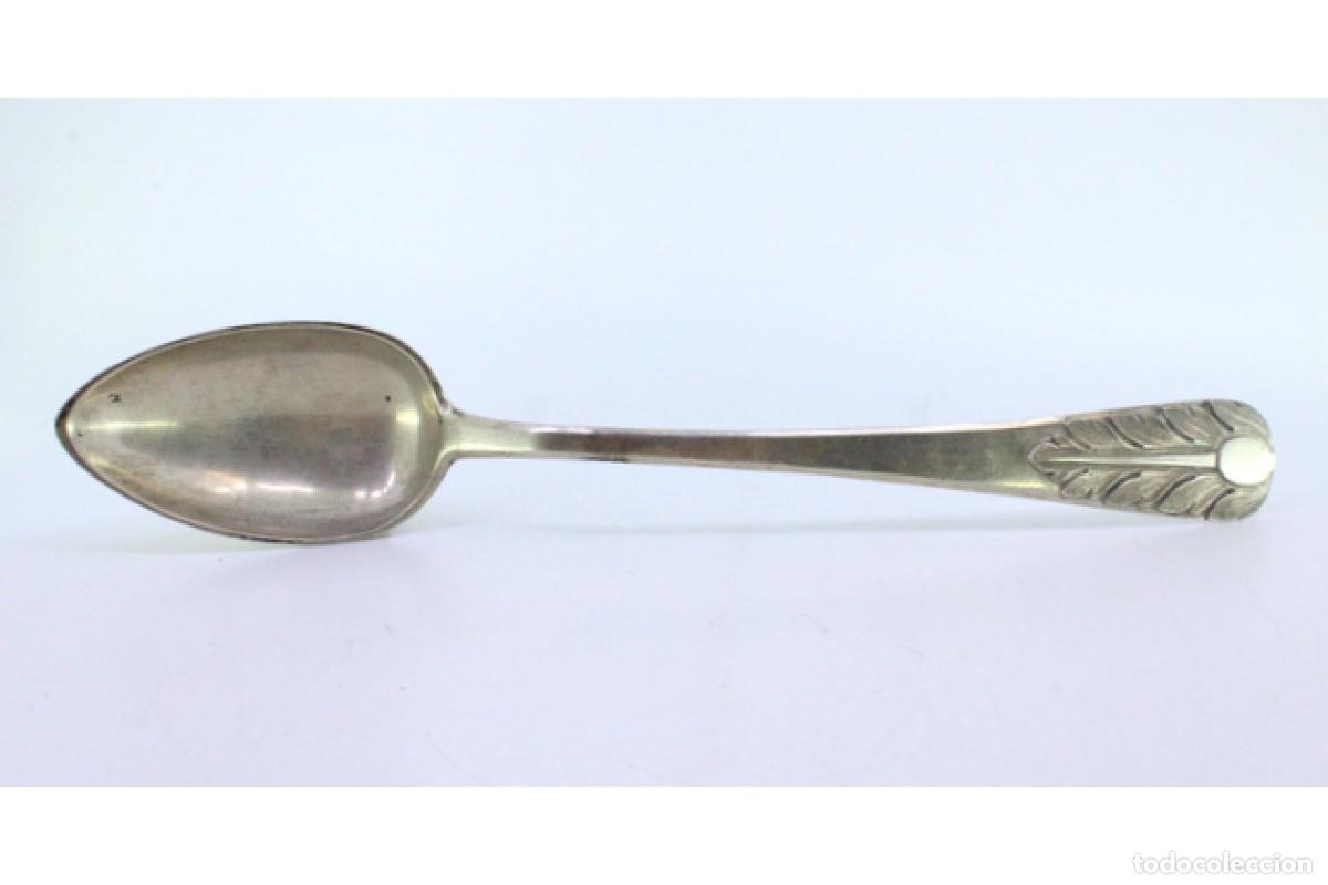 Antig&uuml;edades: Cuchara de plata para servir arroz - Foto 4